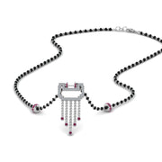 Diamond-Pendant-Mangalsutra-For-Bride-With-Pink-Sapphire